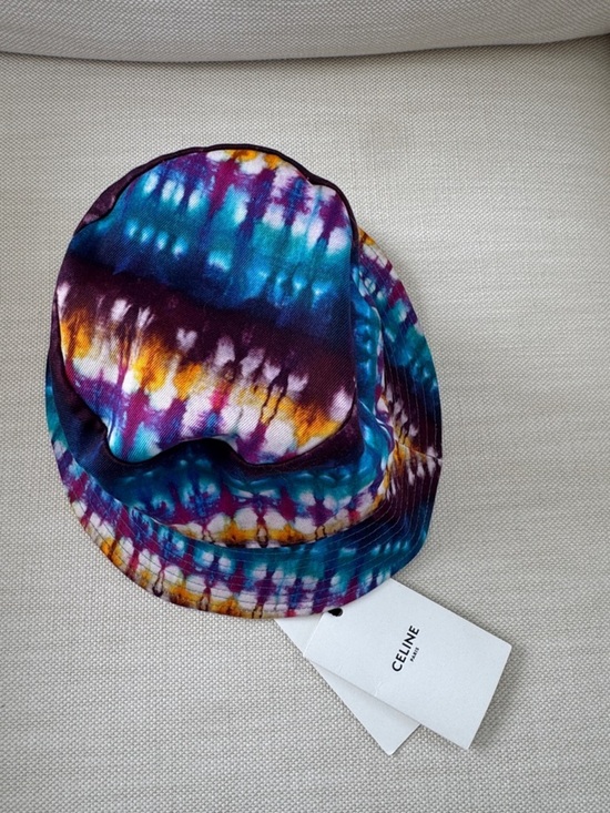 NWT Celine Tie Dye Bucket Hat Size S